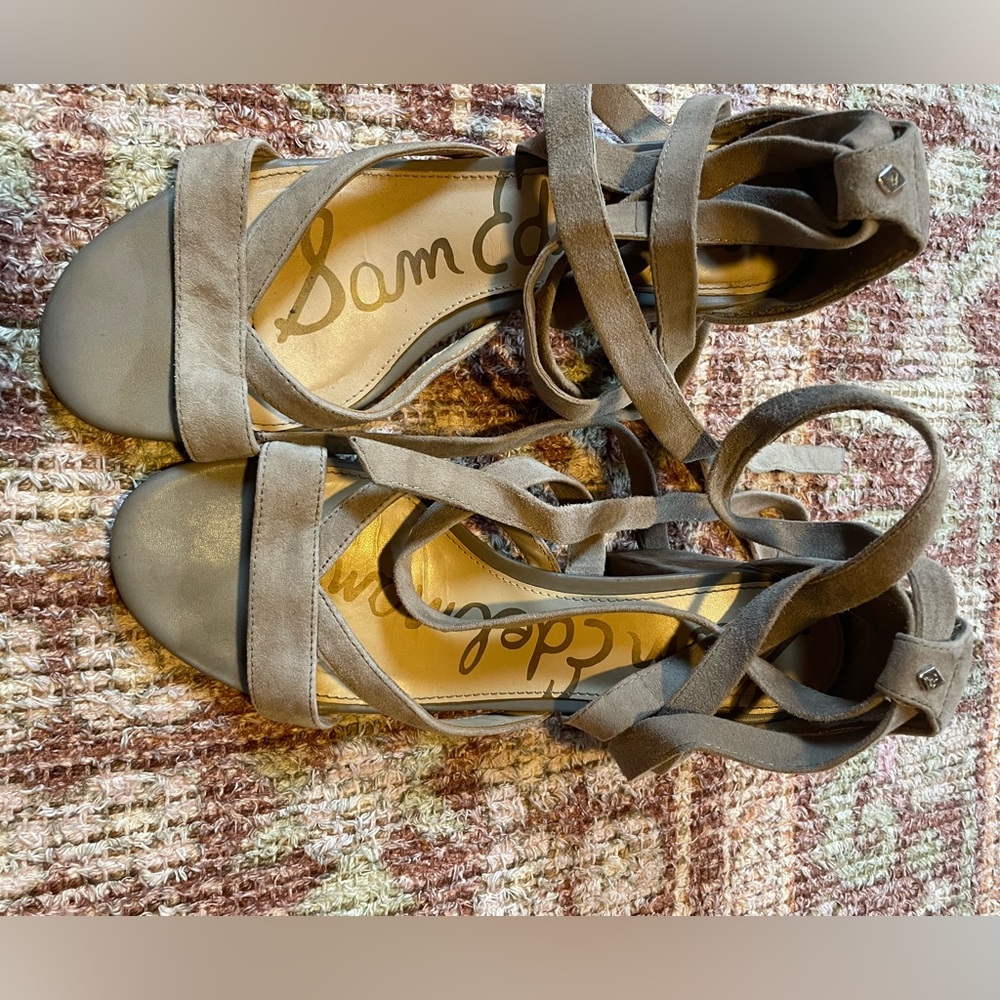 Sam Edelman Women's Taupe Strappy Sandals